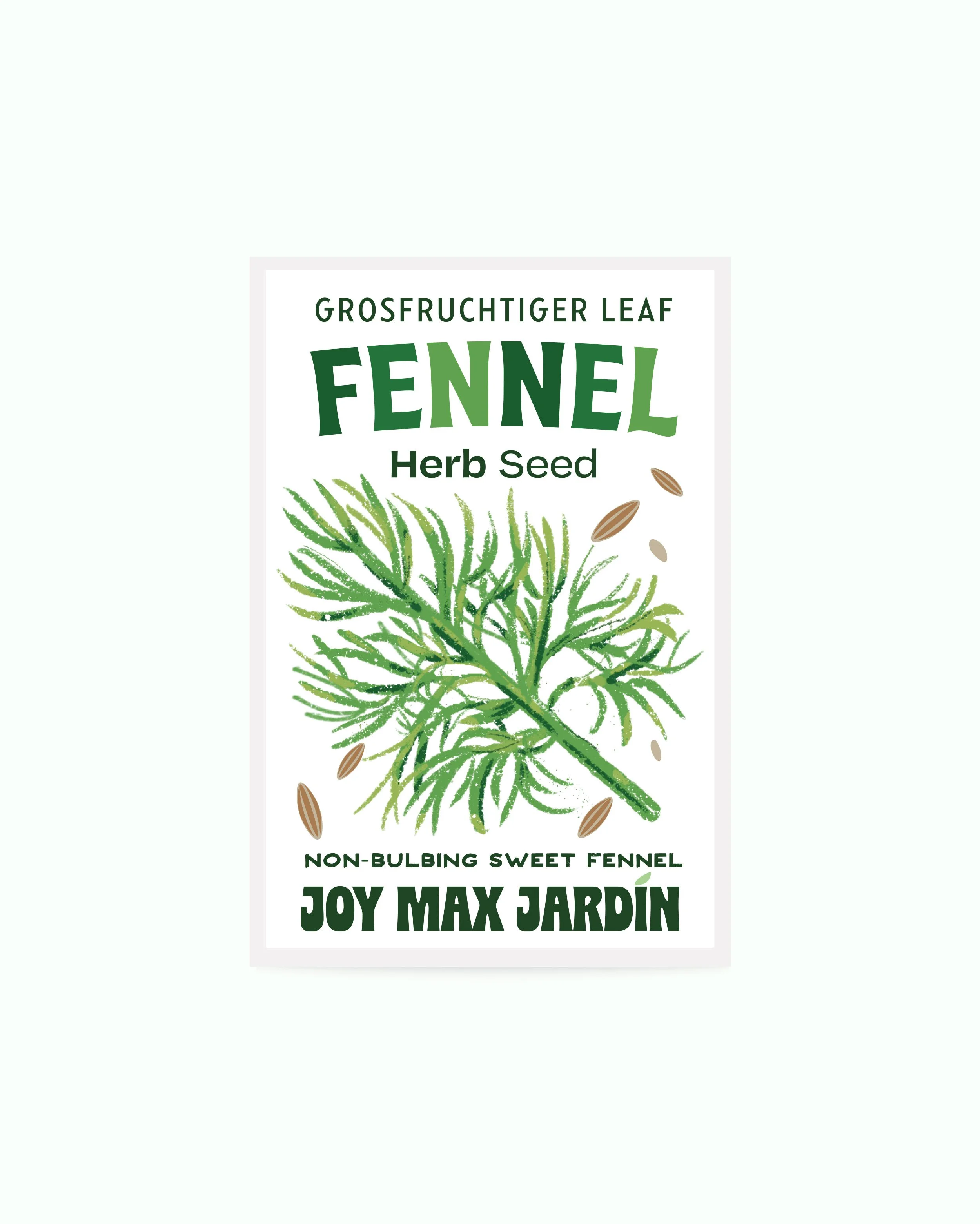 Grosfruchtiger Leaf Fennel — Joy Max Jardín